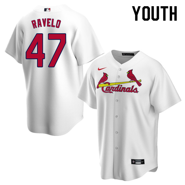 Nike Youth #47 Rangel Ravelo St.Louis Cardinals Baseball Jerseys Sale-White